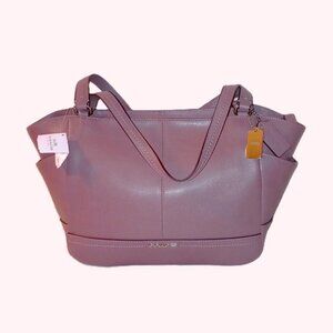 Coach PRK LTH Carrie E Pink/Rouge Handbag 36898E